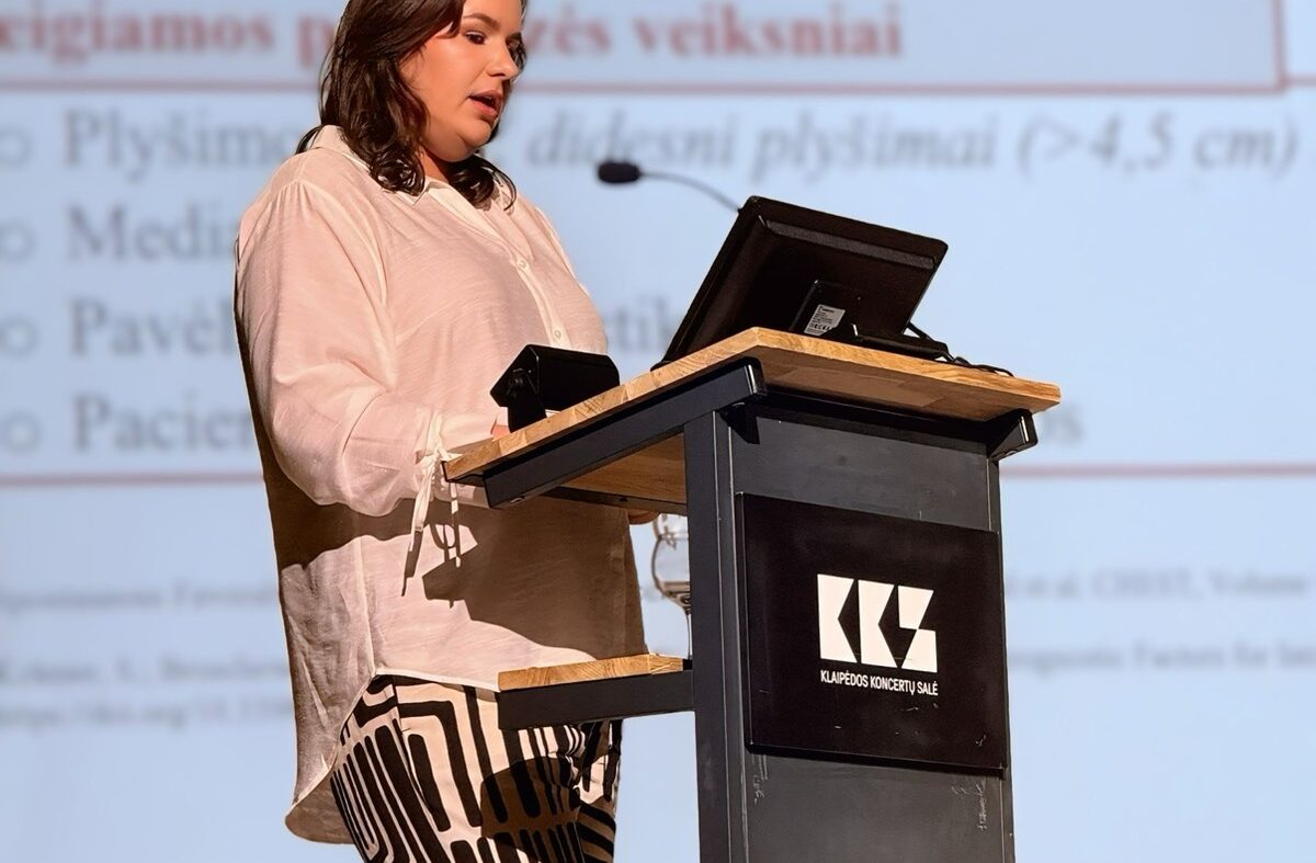 Lietuvos anesteziologų reanimatologų draugijos konferencijoje ir Mažeikių ligoninės gydytojų pranešimai