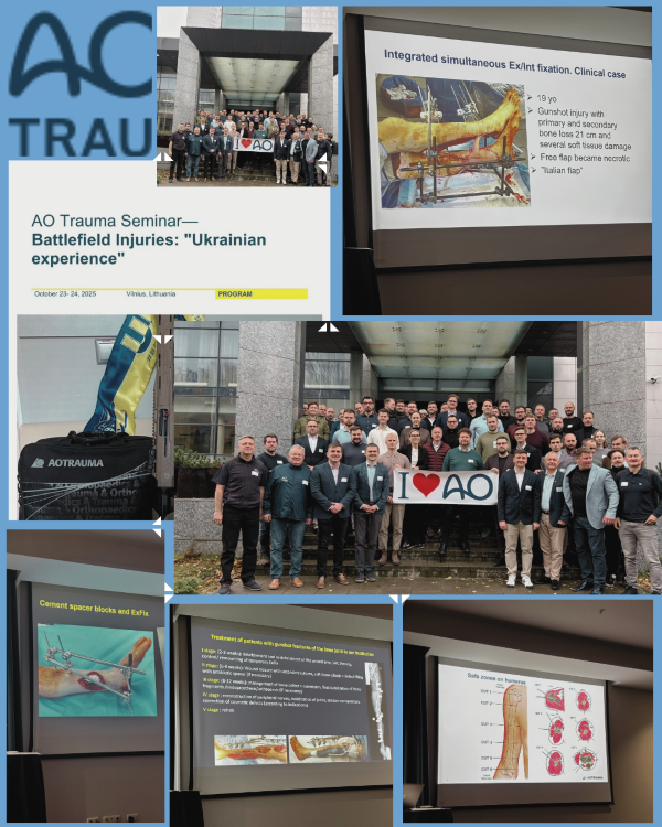 Regioninės Mažeikių ligoninės gydytojai dalyvavo tarptautiniame AO Trauma seminare