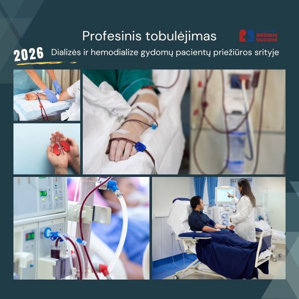 Regioninės Mažeikių ligoninės specialistai tobulino profesines žinias dializės ir hemodialize gydomų pacientų priežiūros srityje